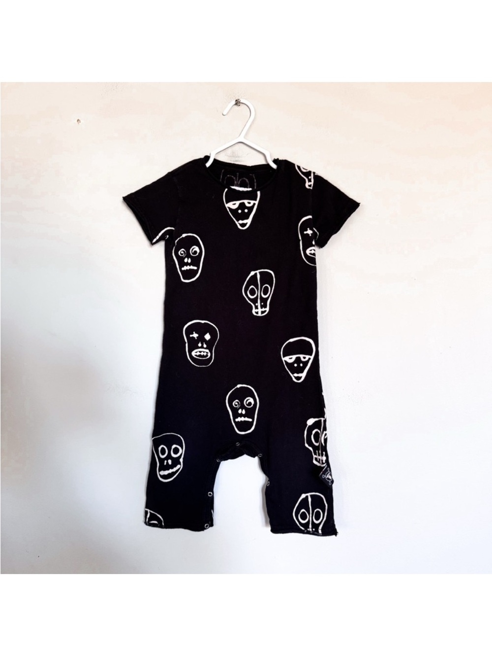 Nununu • Skull Print Romper